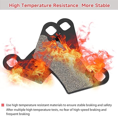 Miniatura 3 de Pastillas de freno delanteras y traseras para Polaris Ranger 500 570 700 800 Ranger XP 700 800 900, Ranger 900 Diesel 2011-2014, Ranger Crew 500