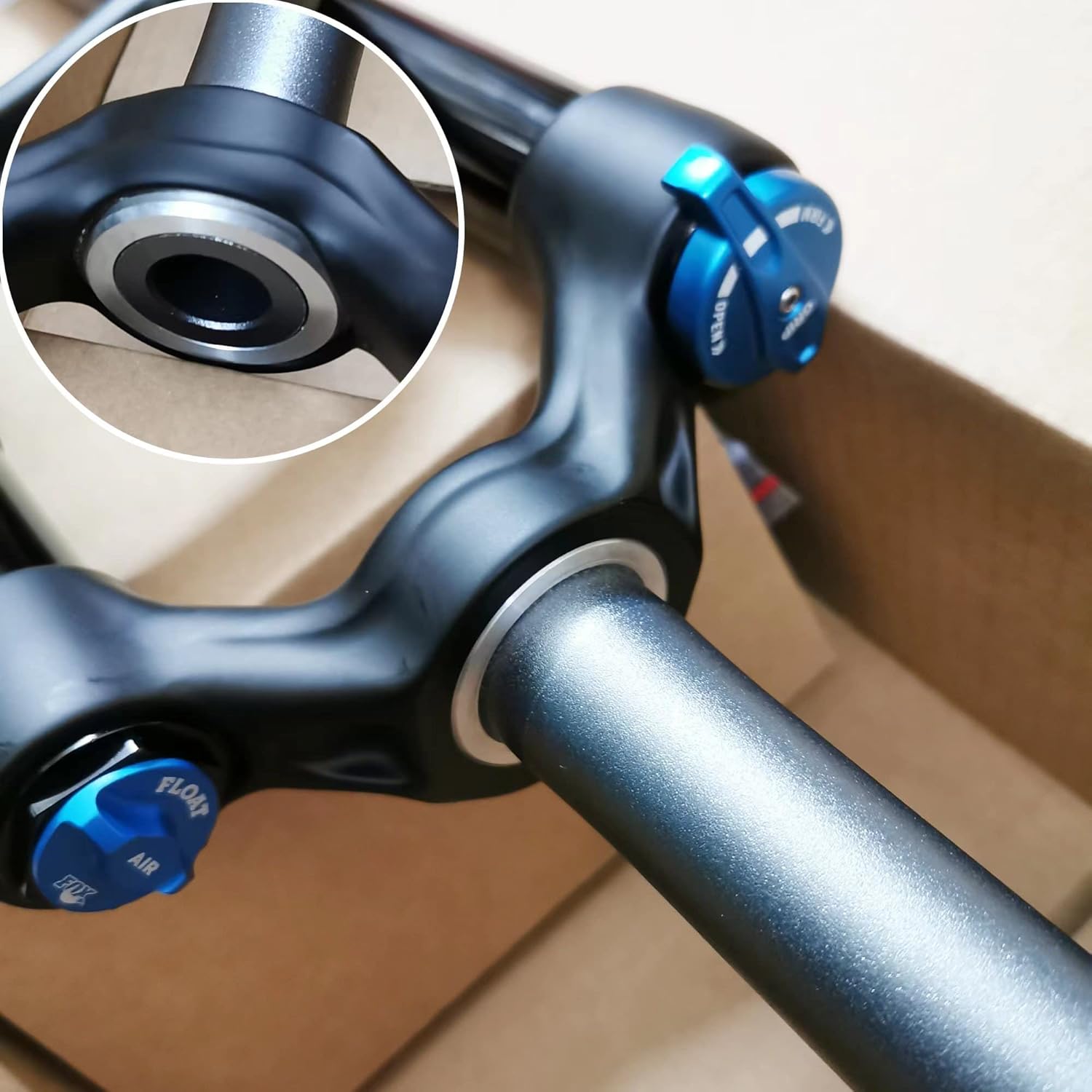 Tapered Steerer Tube for Suspension Fork,39.8mm to 30mm，1.5 Taper to 1.125,The Fork Head Tube Adapter