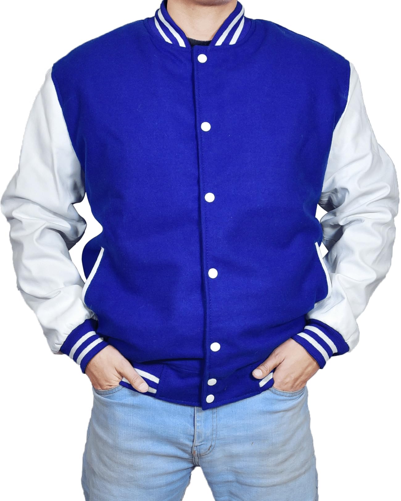 EASTIFIEDEASTIFIED Mens Hotline Miami Varsity Letterman Fashion Wool Bomber Slim Fit Casual Warm Boys College Baseball Jacket