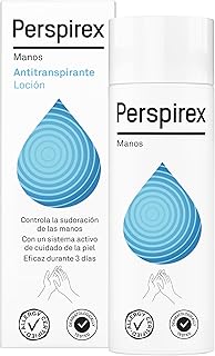 Perspirex ® | Desodorizante para as Mãos | Loção Antitranspirante para o Suor com Até 3 Dias de Proteção e Frescor | 100 ml
