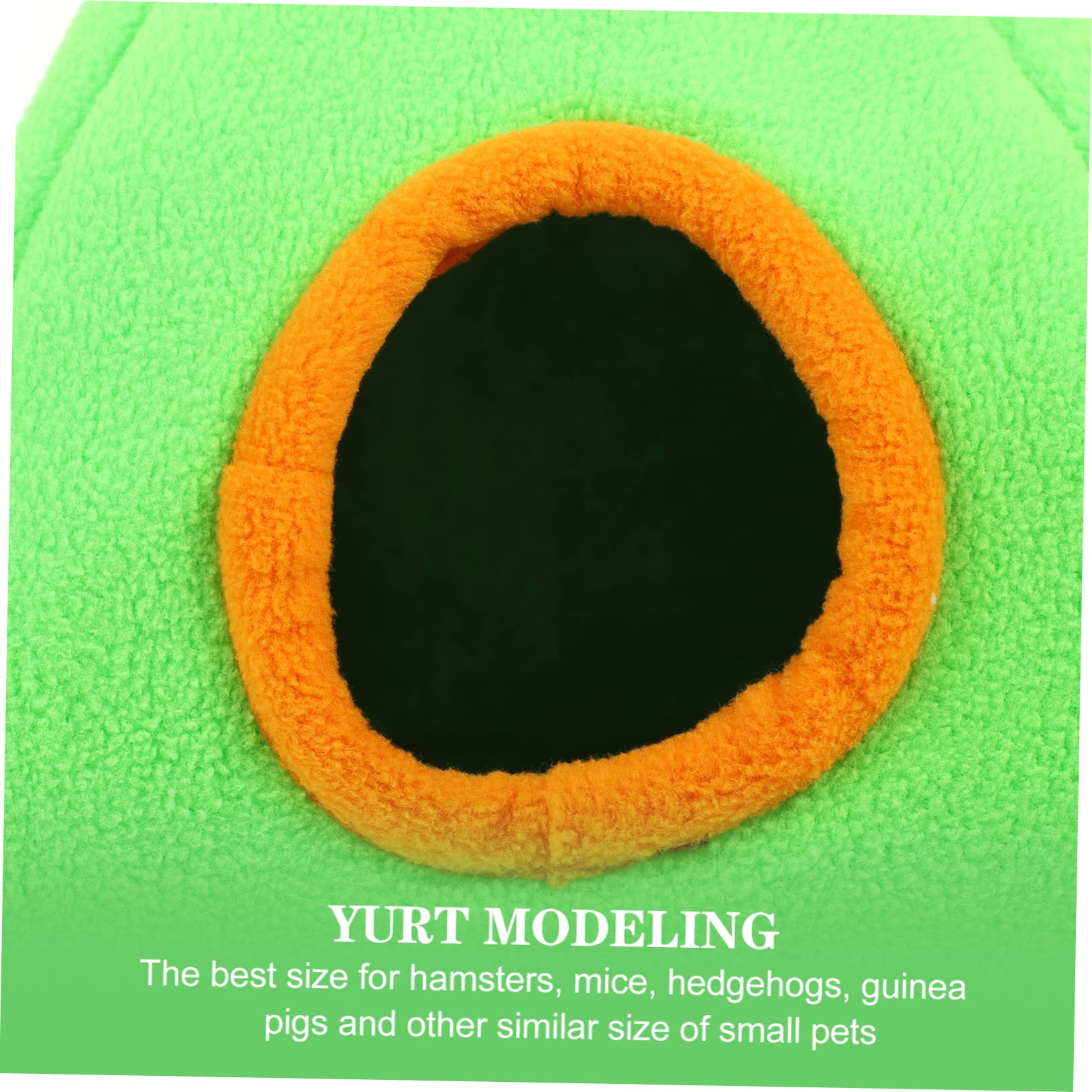 POPETPOP 4 Piezas Nido De Hámster Hamaca De Hámster De Juguete Hámster De Peluche Casa Colgante para Hámster Jaula Escondite Cama Escondite De Jerbos Hurones Animales Pequeños Algodón