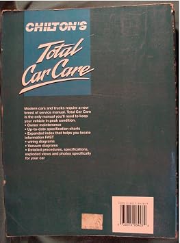 Chilton Volvo CPE/SDN/WGN 90-98 Total Car Care Repair Manual