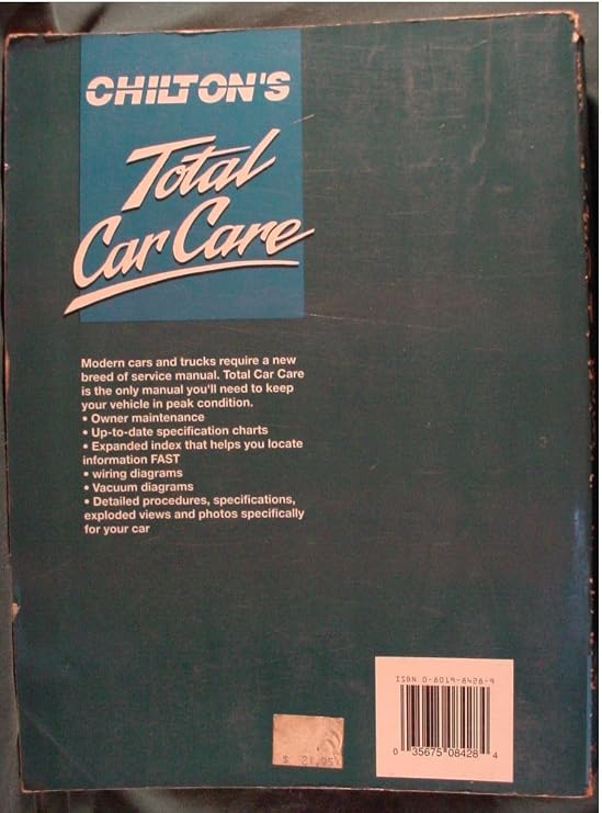 Chilton Volvo CPE/SDN/WGN 90-98 Total Car Care Repair Manual