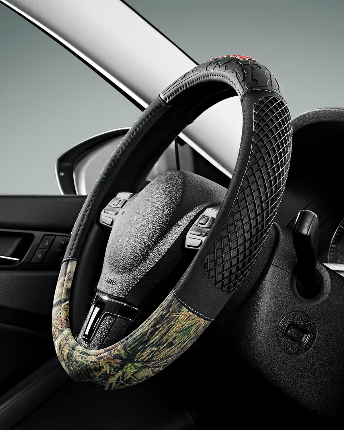 Funda Para Volante De Coche Con Estampado De Camuflaje De