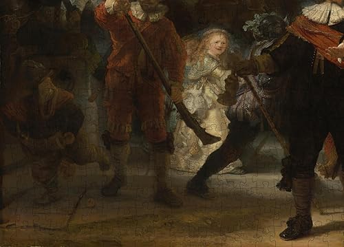 Miniatura 6 de Rompecabezas para adultos de 1000 piezas  La vigilancia nocturna  Rembrandt Van Rijn