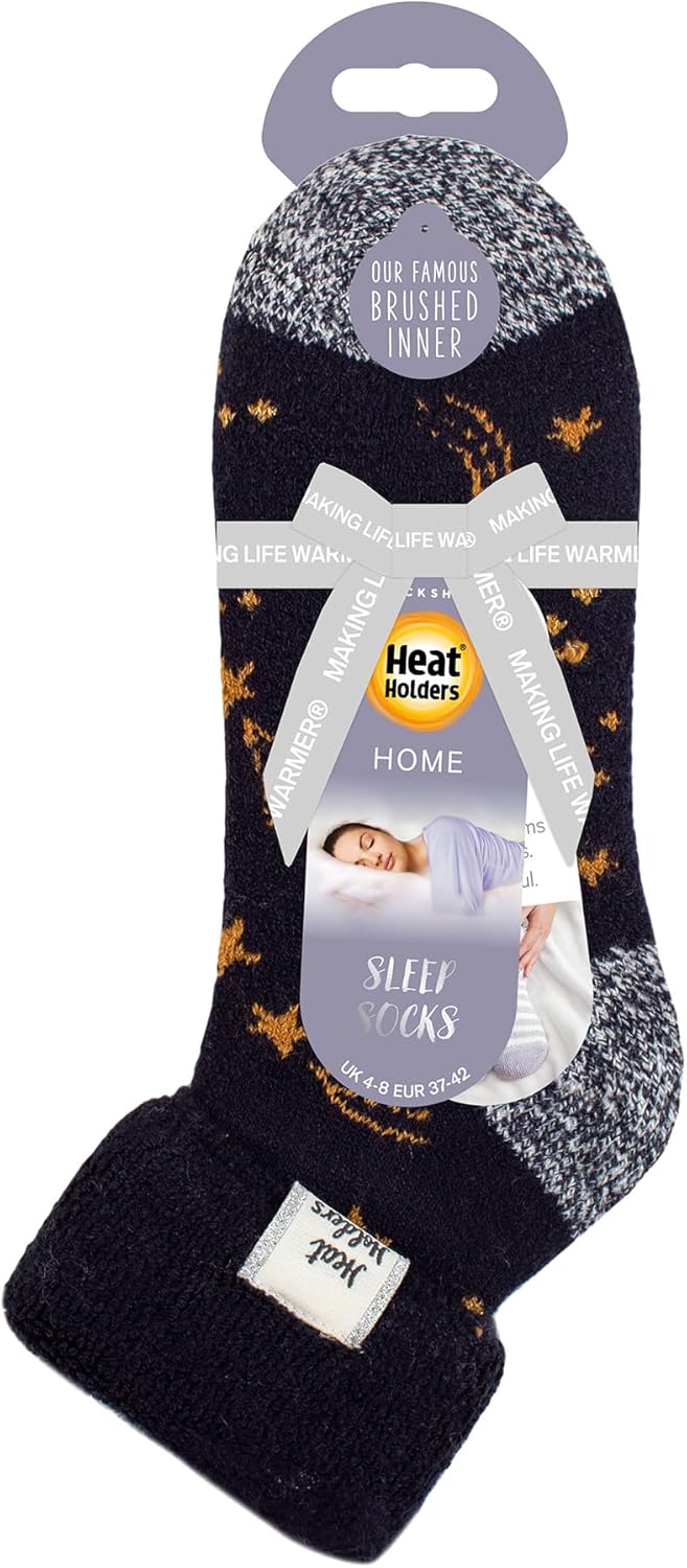 HEAT HOLDERS Lite - Womens Thermal Lounge Bed Socks Soft Warm Cozy Comfortable Winter Wear