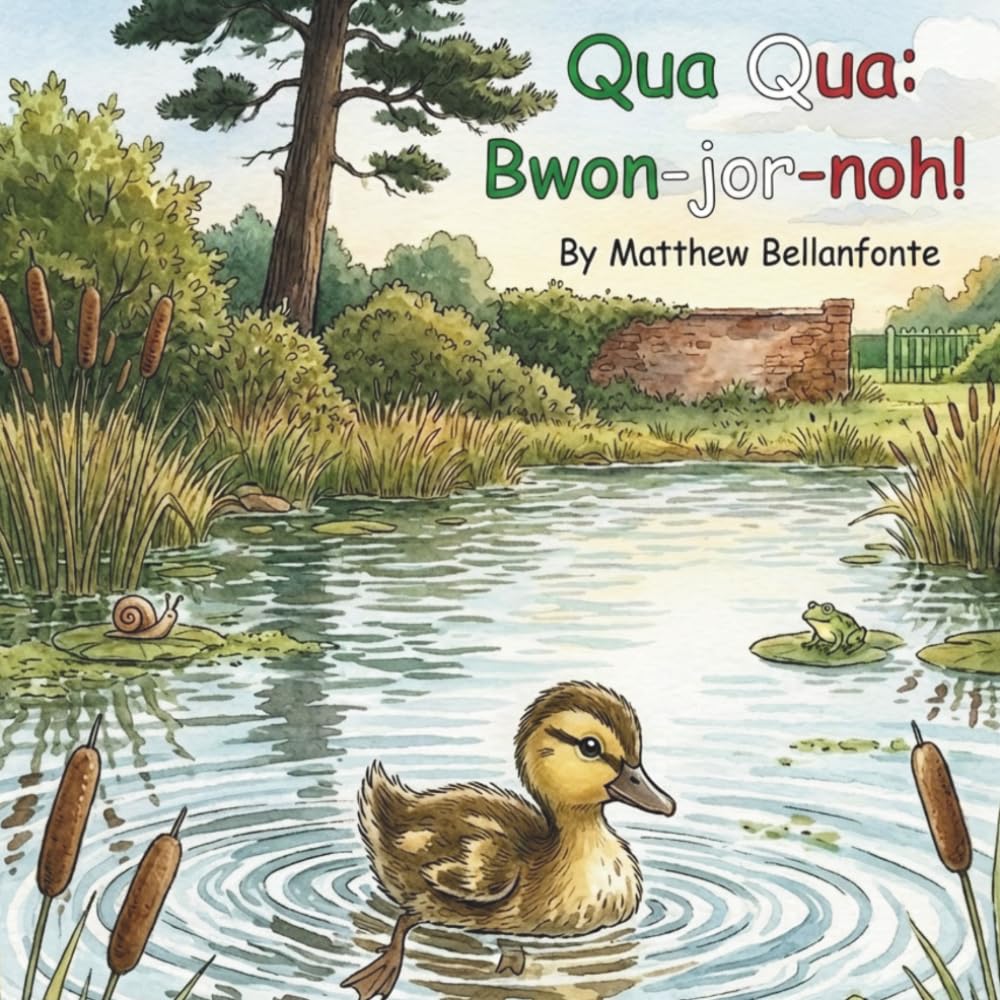 Qua Qua: Bwon-jor-noh!