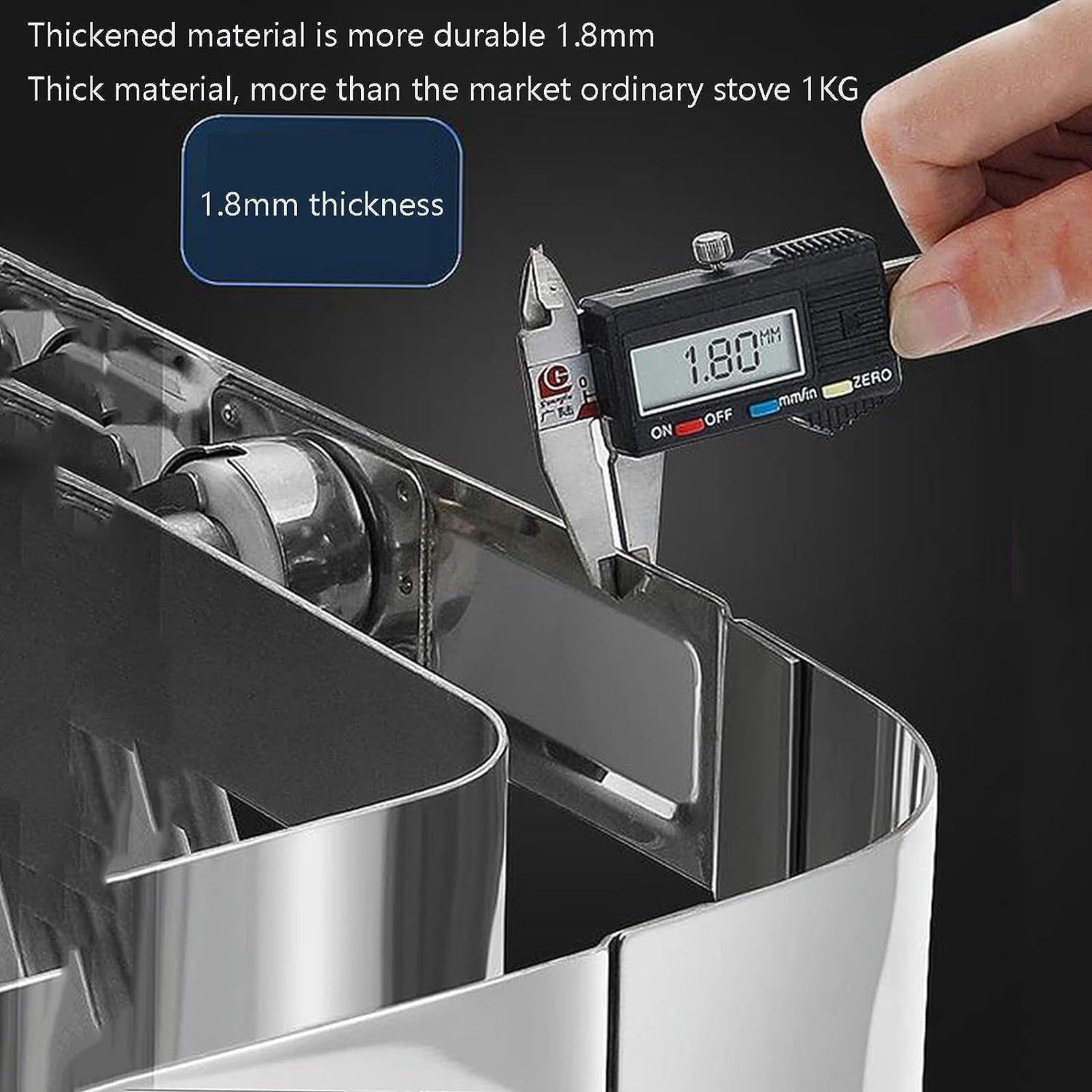 Scaldavivande Pentole - Servitore e riscaldatore per Buffet, bruciatore per Mantenere Il Cibo Caldo, Set da Buffet con pentole Calde con Coperchio in Vetro temperato, Set da Buffet con pento