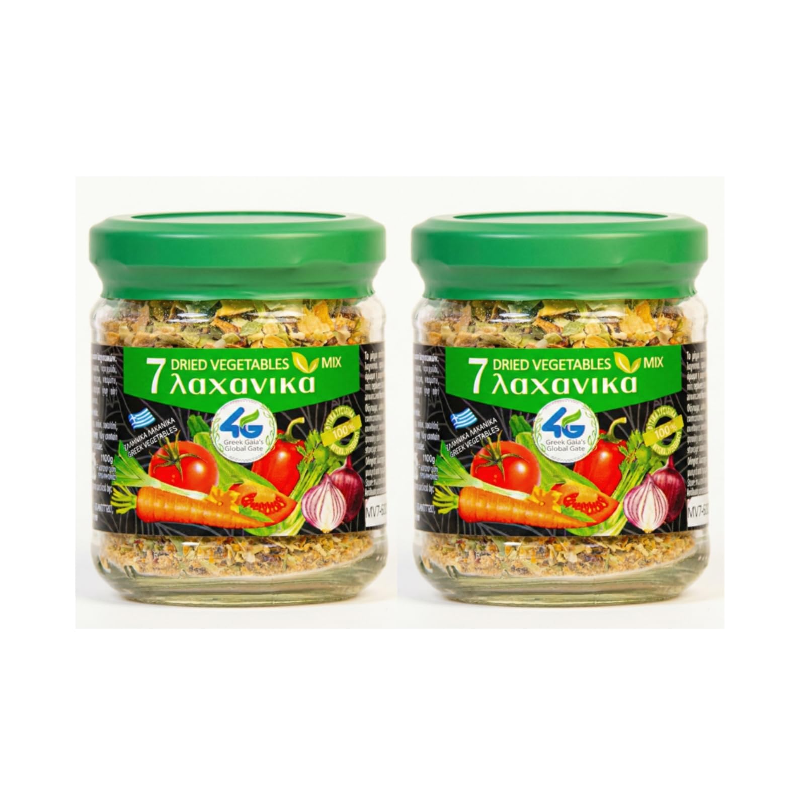 4G - 7 Dried Vegetables Mix – Pack of 2 x 70g (Total: 140g) – All-Natural, Healthy Vegetable Blend for Soups, Stews & Cooking