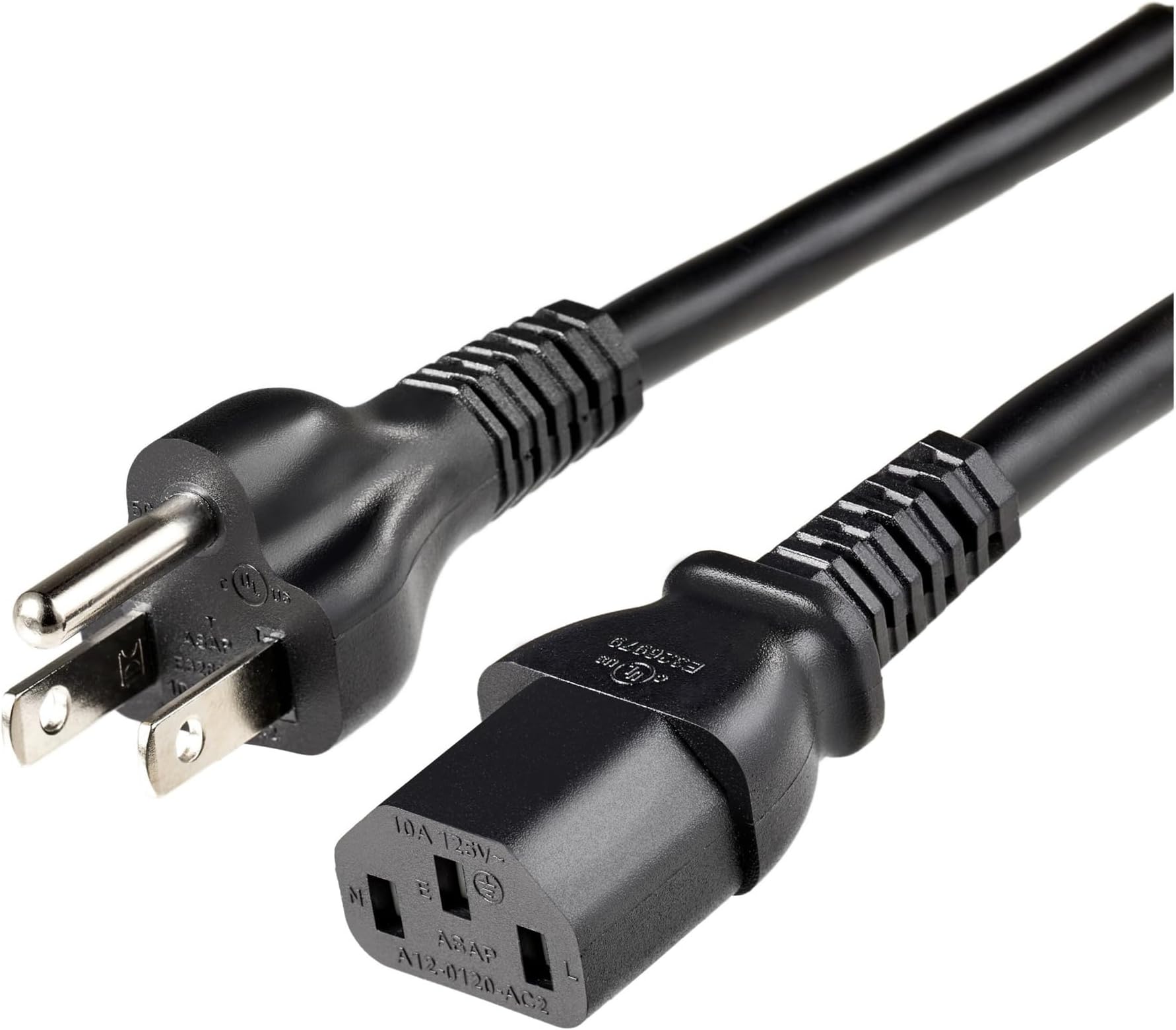 Amazon Basics Power Cord, 6', Black