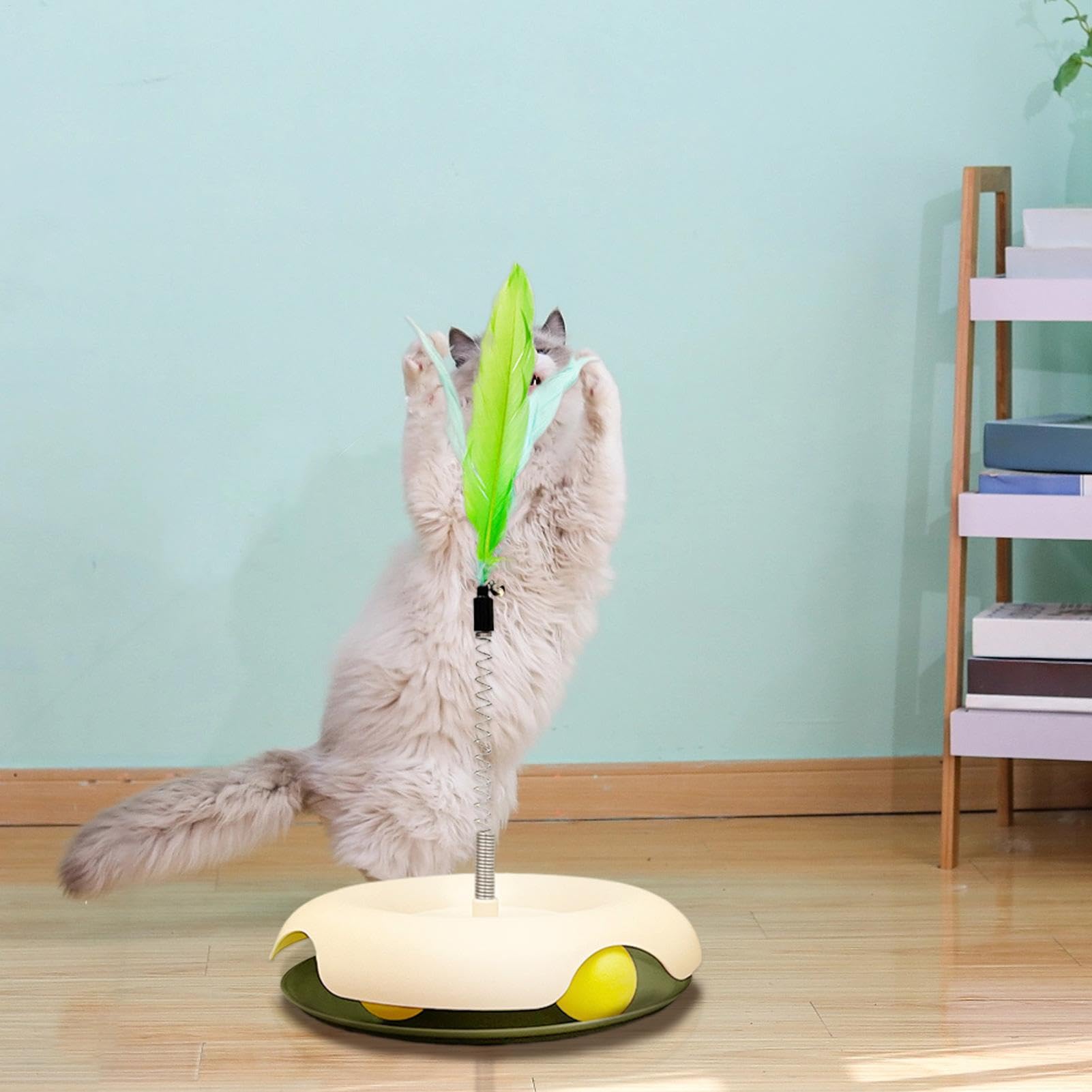 Giocattolo Cibo Gatti Rotante Trasparente Liscio Smontabile | Giocattolo Puzzle Interattivo Gatti Palla Puzzle Dispensatrice Di Cibo Per , Alimentazione Lenta, Stimolazione Mentale