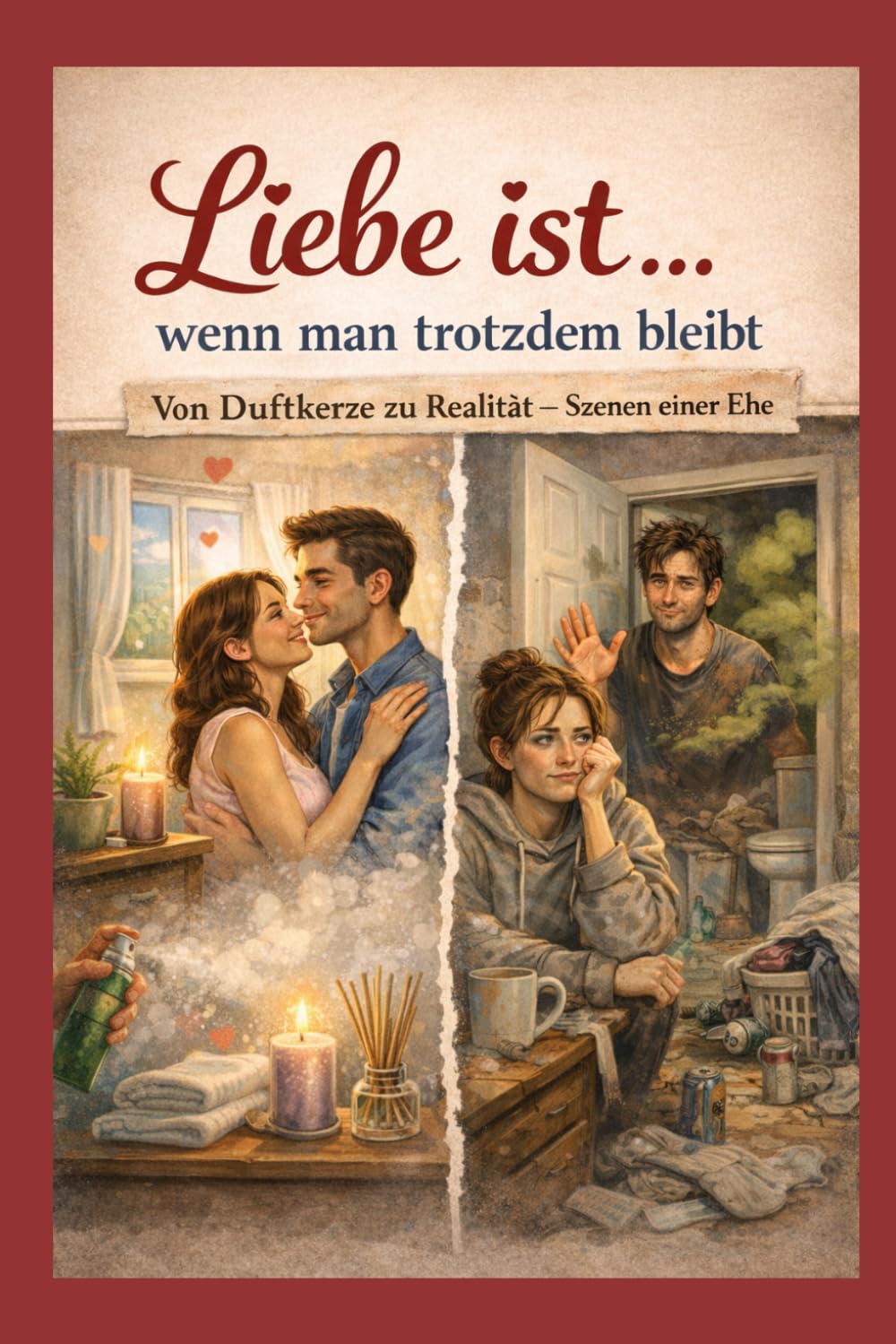 Liebe ist... wenn man trotzdem bleibt: Von Duftkerze zu Realität- Szenen einer Ehe