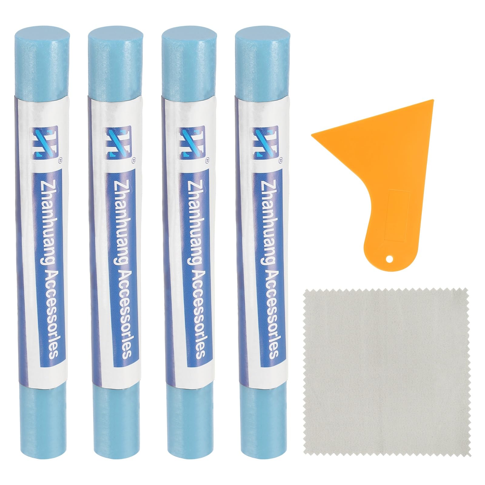sourcing map 4Pcs Wood Filler Sticks, Wax Touch Up Furniture Repair Crayon