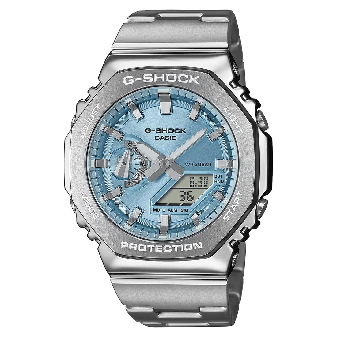 Casio G-Shock GM-2110D-2ADR Analog-Digital Blue Dial Men (G1613)