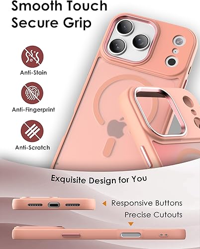 Miniatura 5 de Funda magnética para iPhone XR compatible con MagSafe, translúcida mate, delgada, delgada, a prueba de golpes, para mujeres, hombres y niñas,