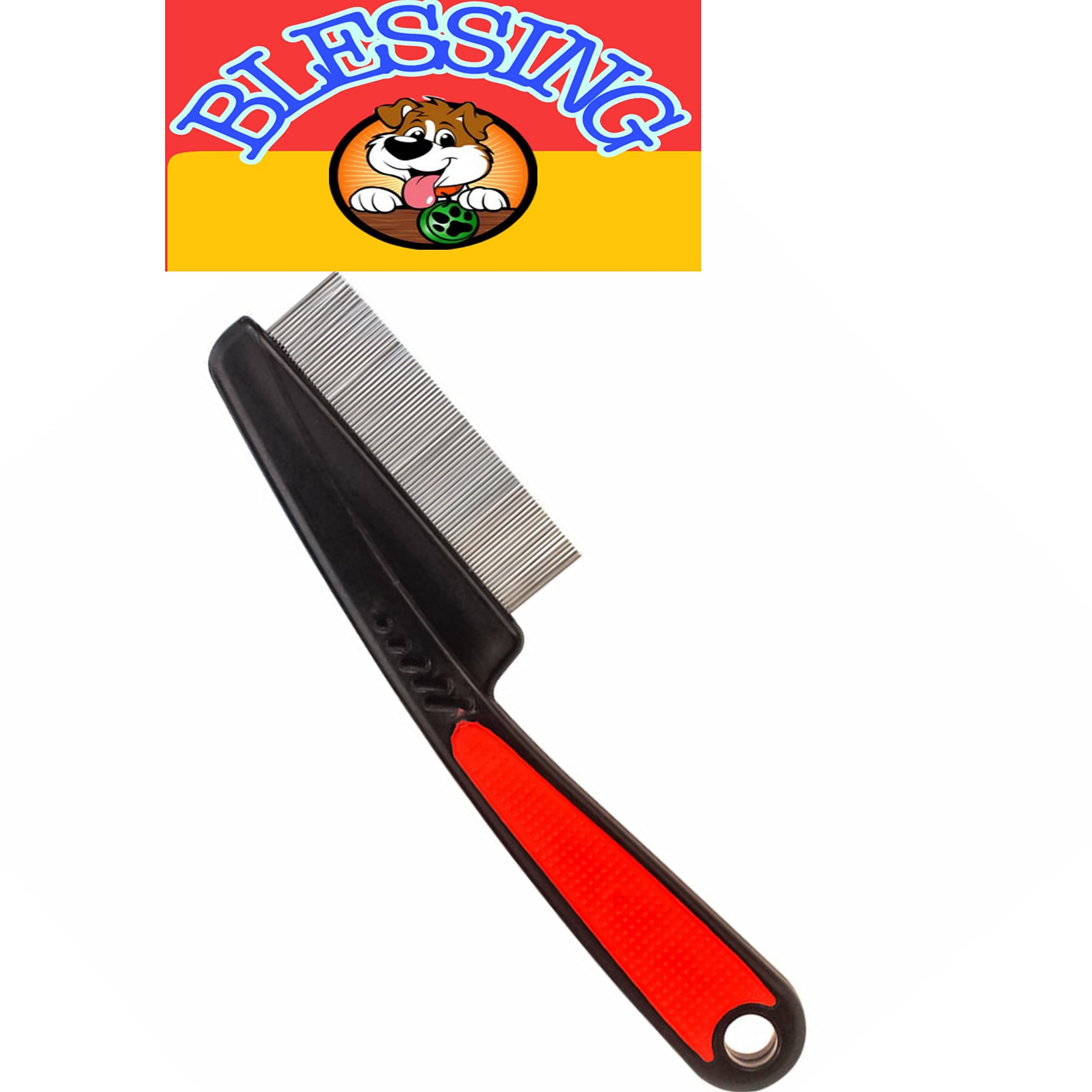 Stainless Steel Dog Grooming Brush Single Side Steel Needles Hair Removal Dog Flea Comb easily to Remove Fleas and Ticks from your Pets Coat Basic Comb for Dog (B0BN61CJSW) Amazon Price History, Amazon Price Tracker