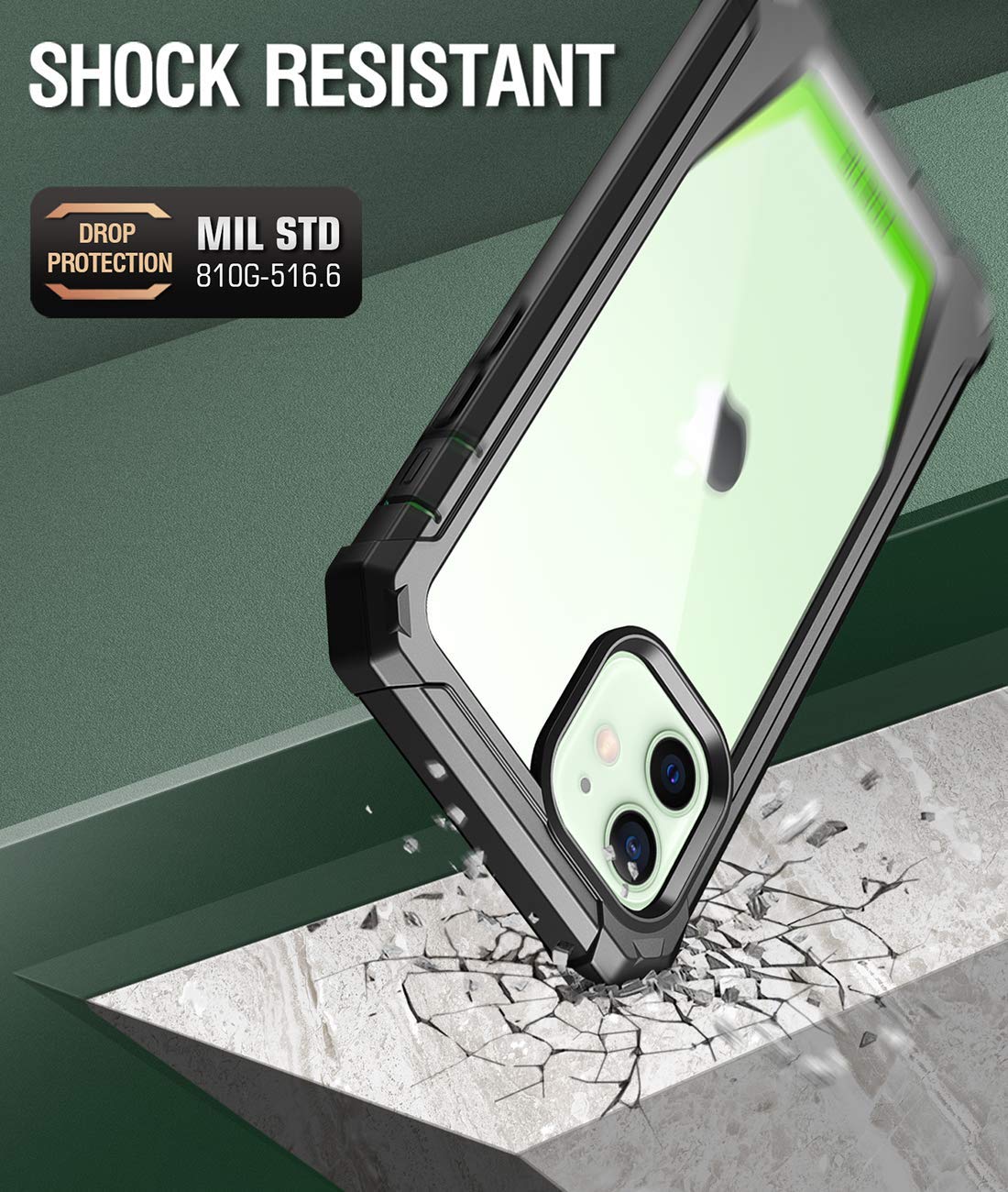 Poetic Guardian Case Compatible With IPhone 14 Pro Max 6.7 Inch [6FT Mil-Grade Drop Tested], Full-Body Hybrid Shockproof Protective Rugged Clear Cover - View #6