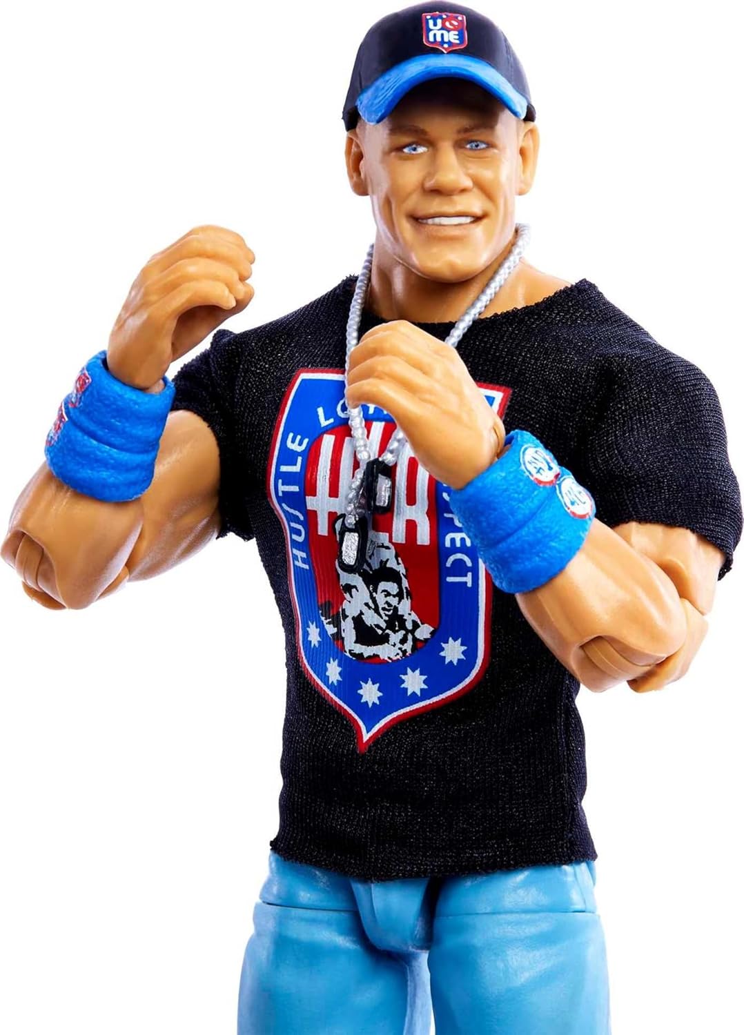 Mattel WWE John Cena Top Picks Elite Collection Action Figure with Entrance Shirt, 6-inch Posable Collectible Gift for Mattel WWE Fans Ages 8 Years Old & Up