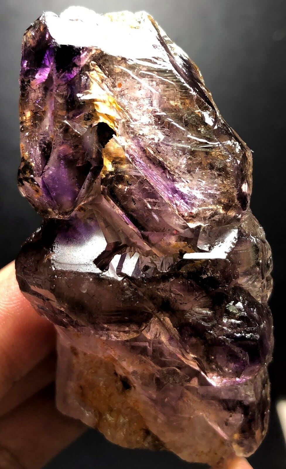 Amazon.com: 140g 1PC Diamond Grade Super Seven Skeletal Amethyst