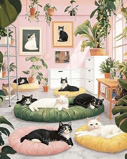 RYMILIE Cat Diamond Art Kits for Adults Diamond Painting Kit 12x16in deal from Amazon