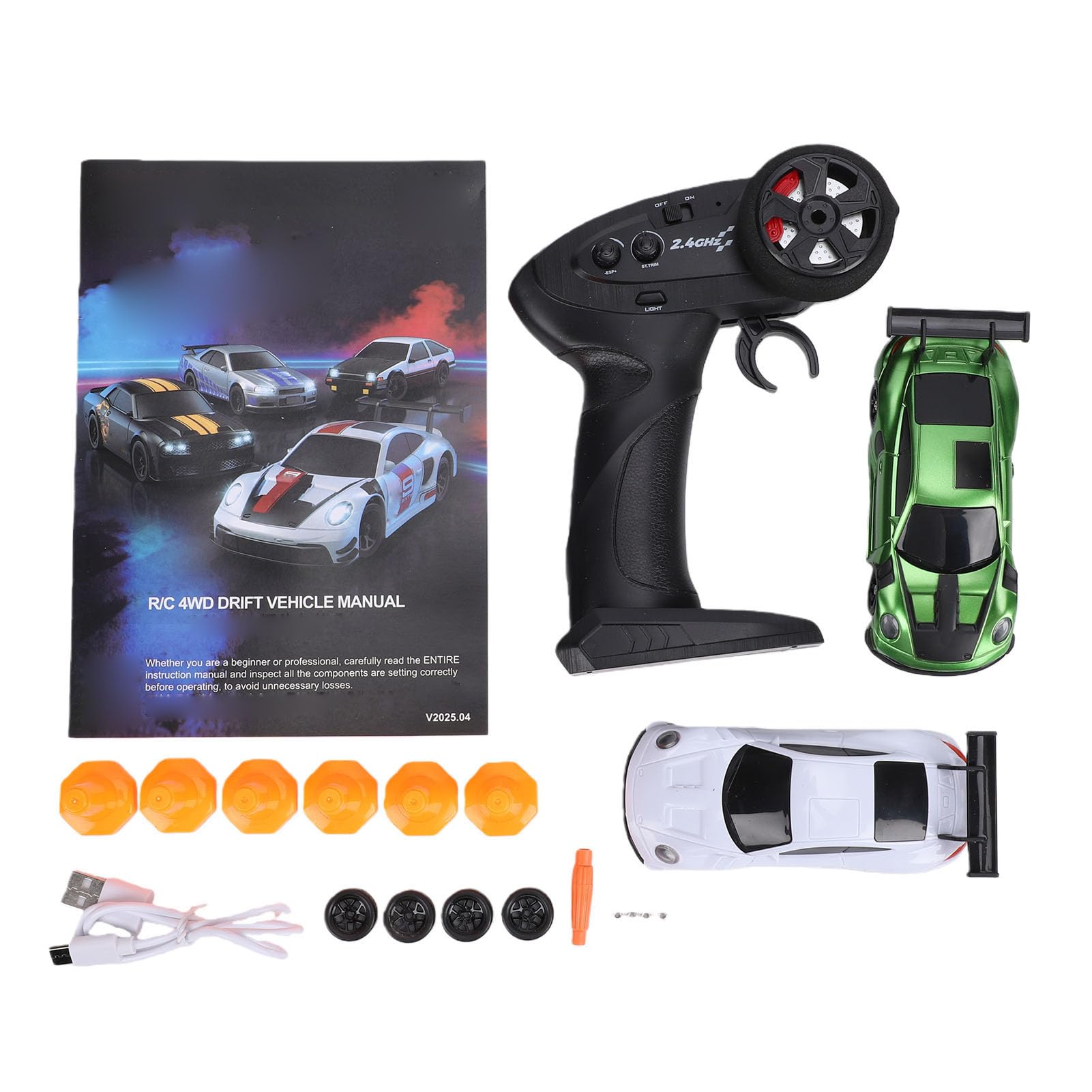 POENVFPO Mini Samochód do Driftu, Samochód RC w Skali 1:43 ze stabilizacją żyroskopu i kontrolą Aplikacji, do Driftu w Pomieszczeniach i na Zewnątrz