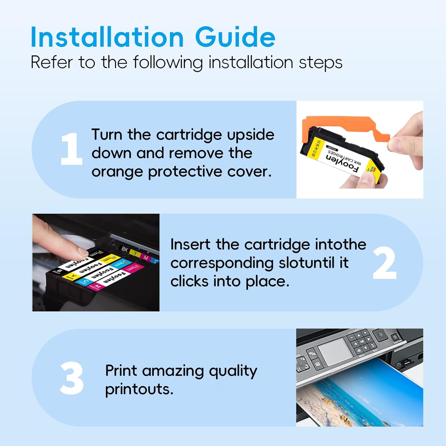 Remanufactured Ink Cartridge Replacement Multipack Work with Epson Expression Home XP-7100 XP-830 XP-640 XP-630 XP-530 XP-635 XP7100 (5-Pack)
