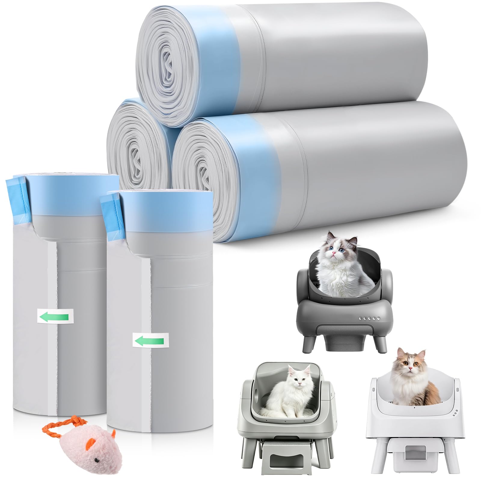 Amazon.co.jp: NeakasaM1 自動猫用トイレバッグ Petpivot Autoscooper