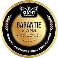 Vista 9 de Kucht KNG481-W-ROSE Cocina de gas, oro rosa