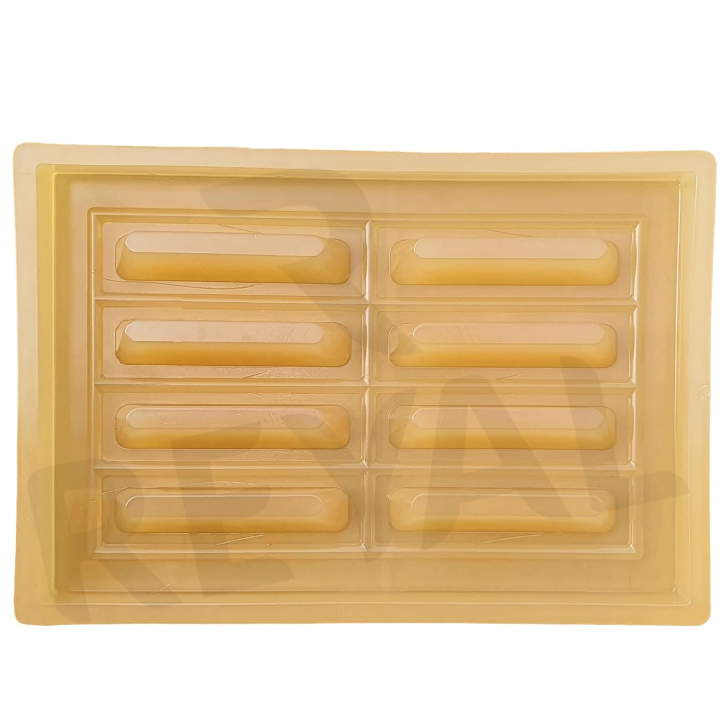 Reyal 12" x 18" CAPSULE Design Cement Jali PVC Rubber Mould for