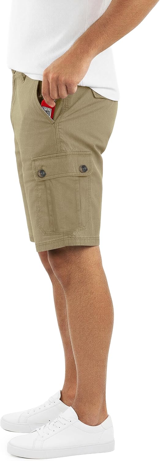 NY Threads Mens Cargo Shorts Relaxed Fit Cotton Casual Work Outdoor Hiking Shorts with Multiple Pockets - Image 2