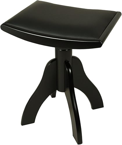 Discacciati 202 Klavierhocker Schwarz Matt Vinyl