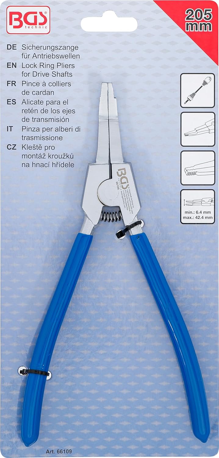 BGS 66109 | Locking Pliers for Drive Shafts | Slightly Angled