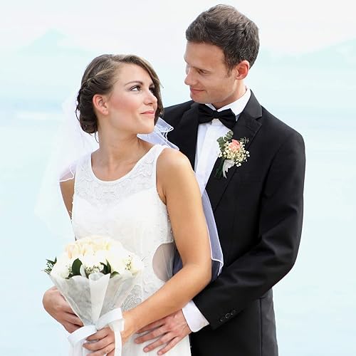 Miniatura 6 de Imanes florales con diseño de ramilletes, broches de ramillete para boda, novia, ramilletes, flores de negocios, ojal, accesorios para hacer flores