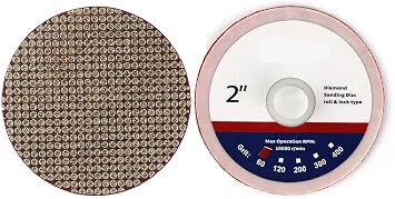 2 Inch Diamond Quick-Change Discs - Sanding Tile Stone Marble Concrete Granite Ceramics Glass 1pcs 60#