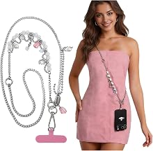 Phone Lanyard, On-the-Go Universal Crossbody Strap Neck Lanyard with Phone Tether Patches for Most Cellphones