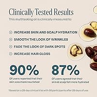 Vista 2 de Cliganic Aceite de jojoba orgánico de 16 onzas, 100% puro, a granel, natural prensado en frío sin hexano sin refinar para cabello y cara, aceite