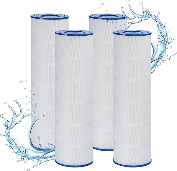 dearfilter PA106-PAK4 Pool Filter Cartridges, Replacement for Hayward SwimClear C4030, C4025,C4020, Replace Hayward CX880XRE, Pleatco PA106, Unicel C-7488, 424 sq.ft, 4-Pack