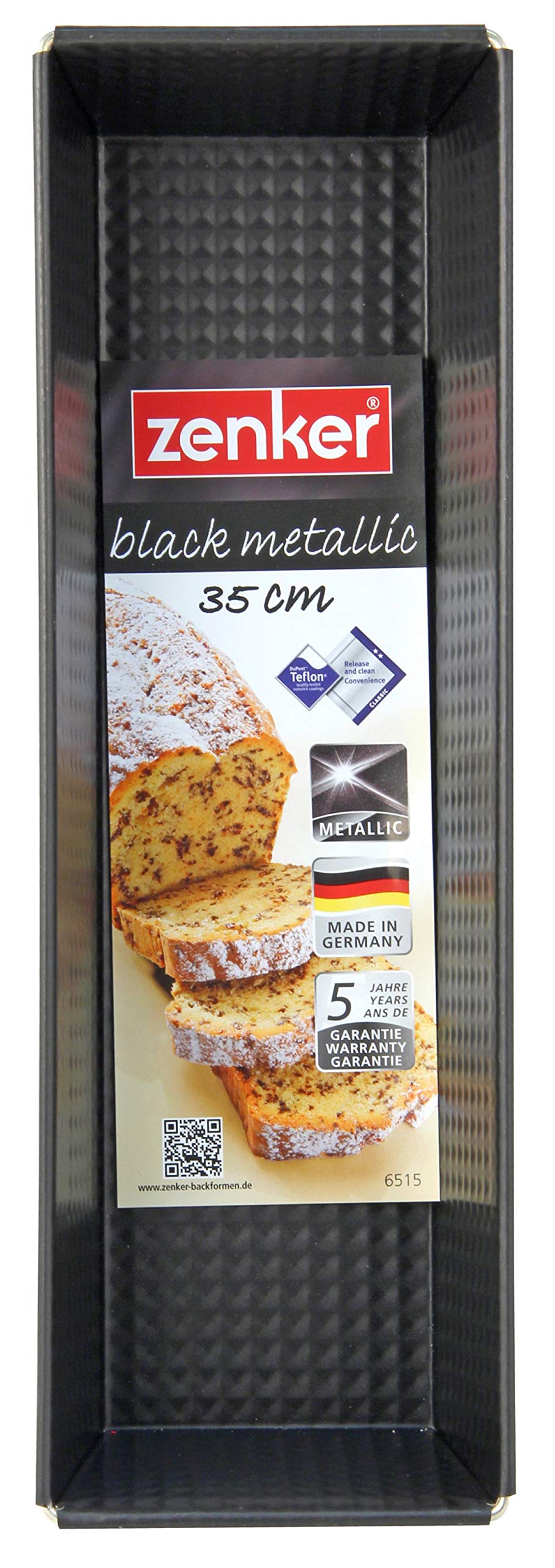 Molde Desmontable Para Tartas Zenker | Antiadherente, Sin PFOA | Perfecto Para Repostería, 12,5 X 12,5 Cm