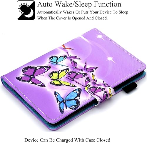 Miniatura 2 de Funda para Kindle Paperwhite 2018, delgada funda protectora de piel sintética con función de apagado automáticoencendido inteligente para Kindle