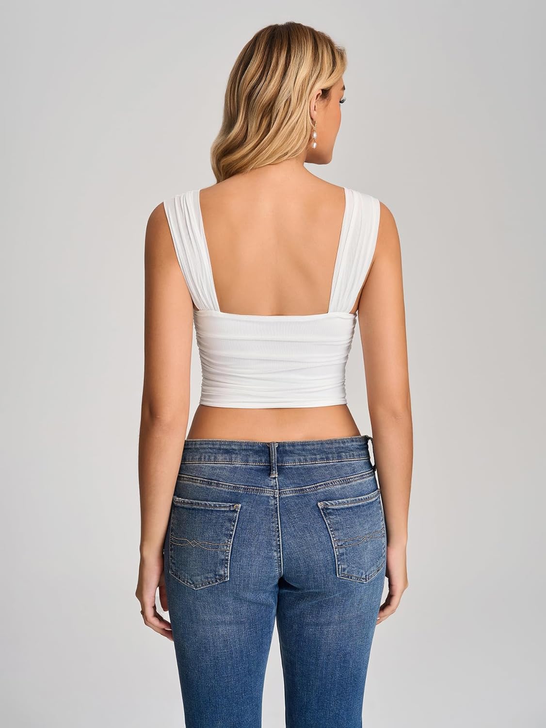 KUTUMAI Summer Floral Corset Tops for Women Cute Bustier Y2K Going Out Top - Off Shoulder and Square Neck Two-Wear - Image 5