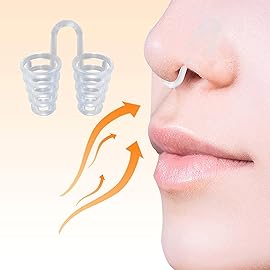 Nose Vent Sinus Relief (Pack of 12 Small Size) Soft Cone Vents - A Simple Solution for Nasal Snorers - Reusable Snoring Device to Enjoy a Peaceful Night\'s Sleep - by Mobi Lock