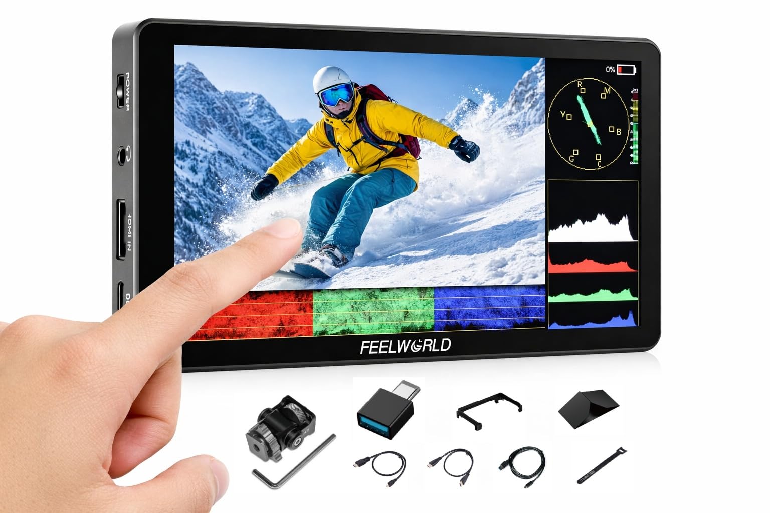 Amazon.com : FEELWORLD P6XL 6 Inch Camera Monitor 1200nit Built in