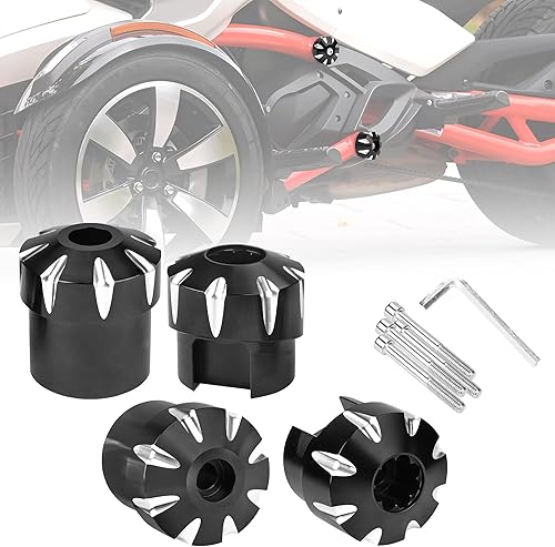 SREAK Aluminum CNC Frame Caps Replace The Stock Frame Caps For Cam-Am SPYDER F3-S SPYDER F3-T SPYDER F3 LIMITED SPECIAL SERIES 2010-2023 SREAK Aluminum CNC Frame Caps Replace The Stock Frame Caps For Cam-Am SPYDER F3-S SPYDER F3-T SPYDER F3 LIMITED SPECIAL SERIES 2010-2023