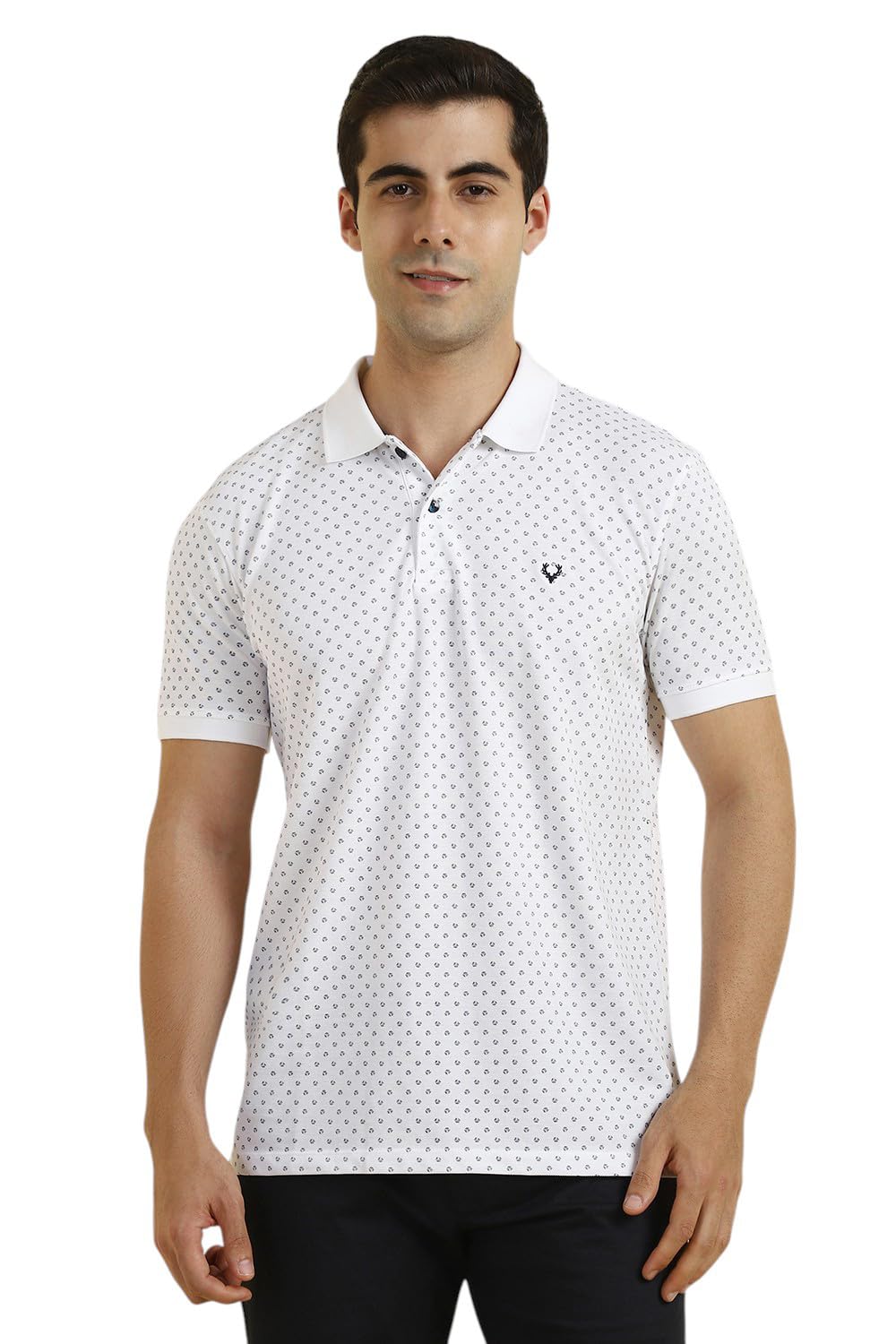 allen solly Men's Regular Fit New Printed Polo-picture-40
