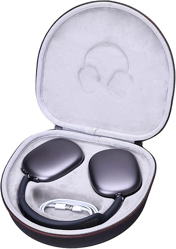 LTGEM - Funda rígida adecuada para auriculares inalámbricos Apple AirPods Max, funda protectora de transporte para viajes y almacenamiento en el