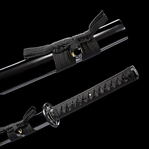 Miniatura 7 de Eroton Real Katana Sword Sharp - Japanese Samurai Swords are a Unique Gift for Men - Full Tang High Carbon Steel Sword Blade Makes a Memorable for