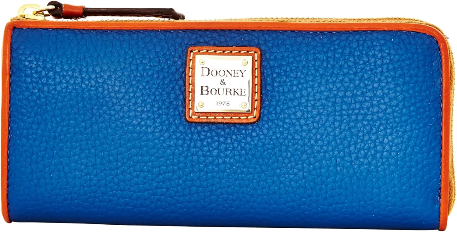 Dooney & Bourke Handbag, Pebble Grain Zip Clutch