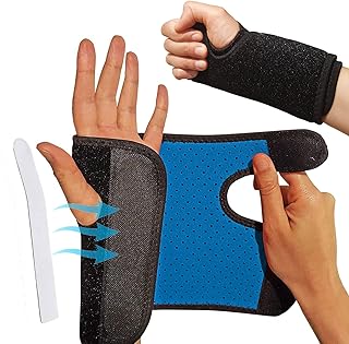 RiptGear Carpal Tunnel Wrist Brace Support - Adjustable Wrist Brace for Women and Men - Hand & Wrist Splint Compression Support for Tendonitis Wrist Brace for Carpal Tunnel - Right Hand
