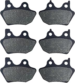 Brake Pad Front and Rear Compatible for Harley Davidson Electra Glide Standard FLHT/FLHTi Road King Classic FLHRCi Dyna Sportster Sport 1200 XL 1200 Anniversary Edition XLH 883