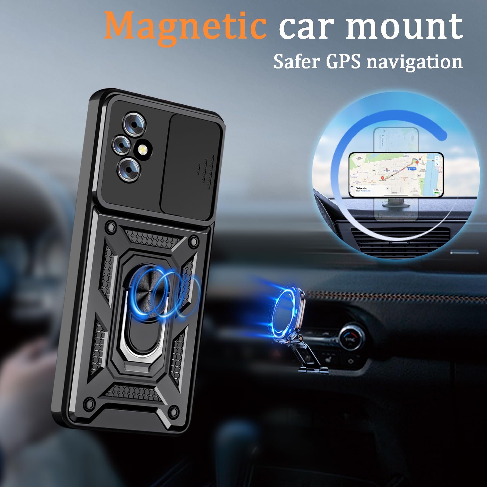 WeiCase Handyhülle Für Honor 400 5G - Mit Kameraschutz & Magnet Halter